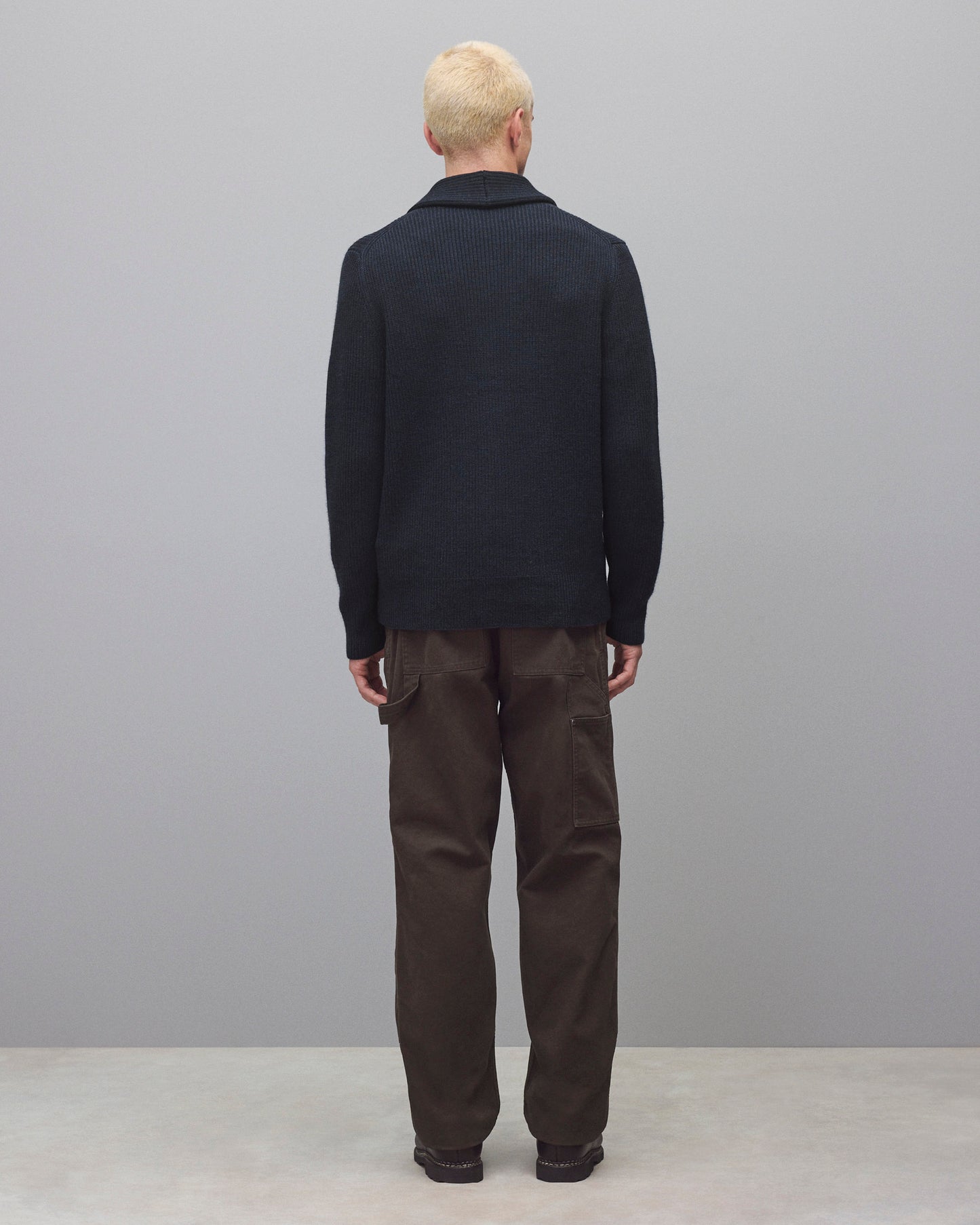 Merino Rib Vinnie Shawl Cardigan