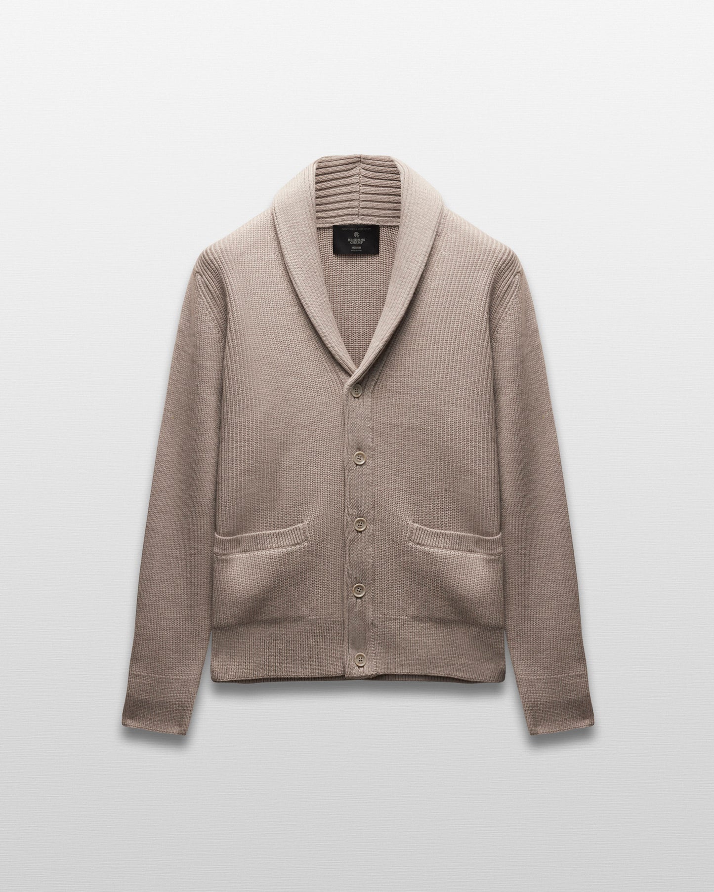 Merino Rib Vinnie Shawl Cardigan
