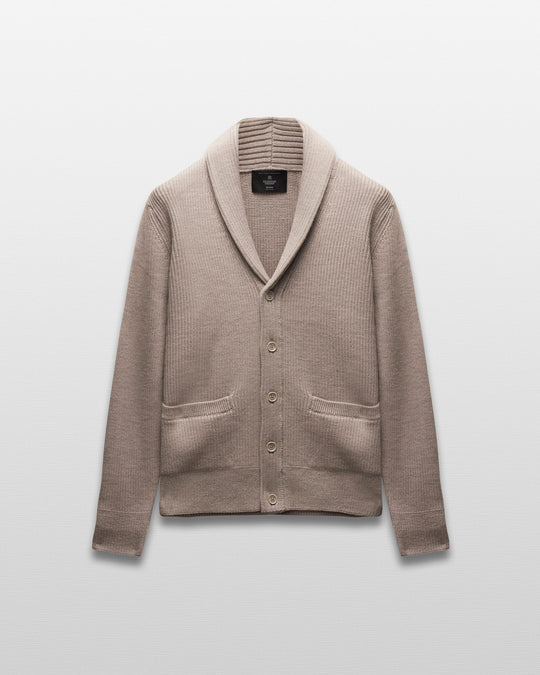 Merino Rib Vinnie Shawl Cardigan
