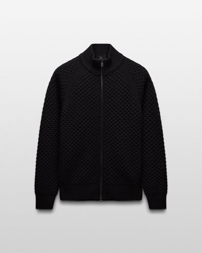 Merino Honeycomb Track Jacket