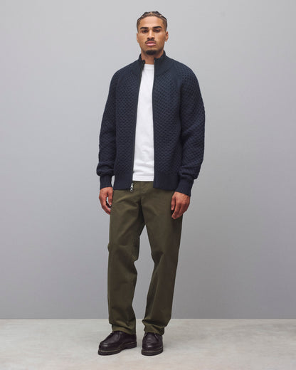 Merino Honeycomb Track Jacket