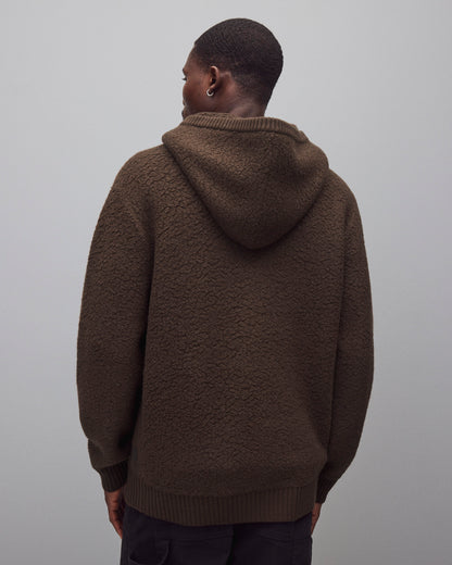 Textured Boucle Turf Hoodie