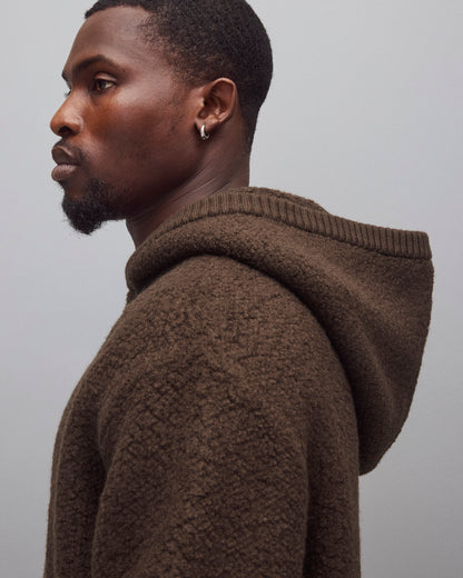 Textured Boucle Turf Hoodie