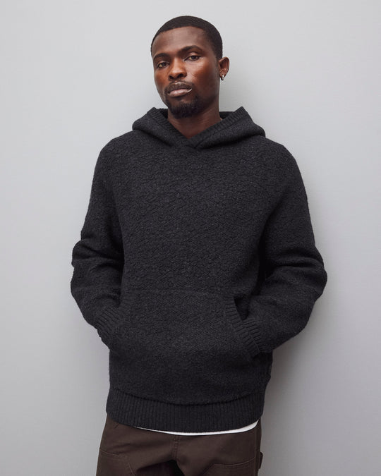 Textured Boucle Turf Hoodie