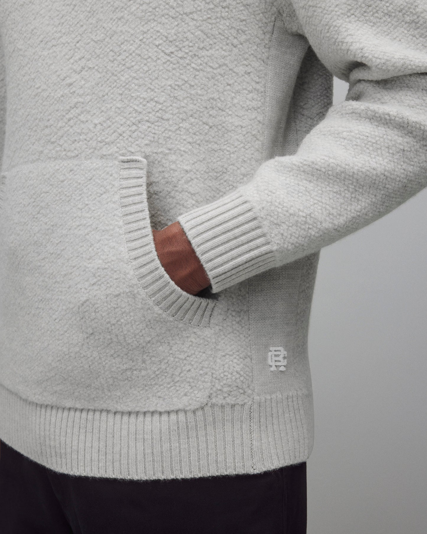 Textured Boucle Turf Hoodie