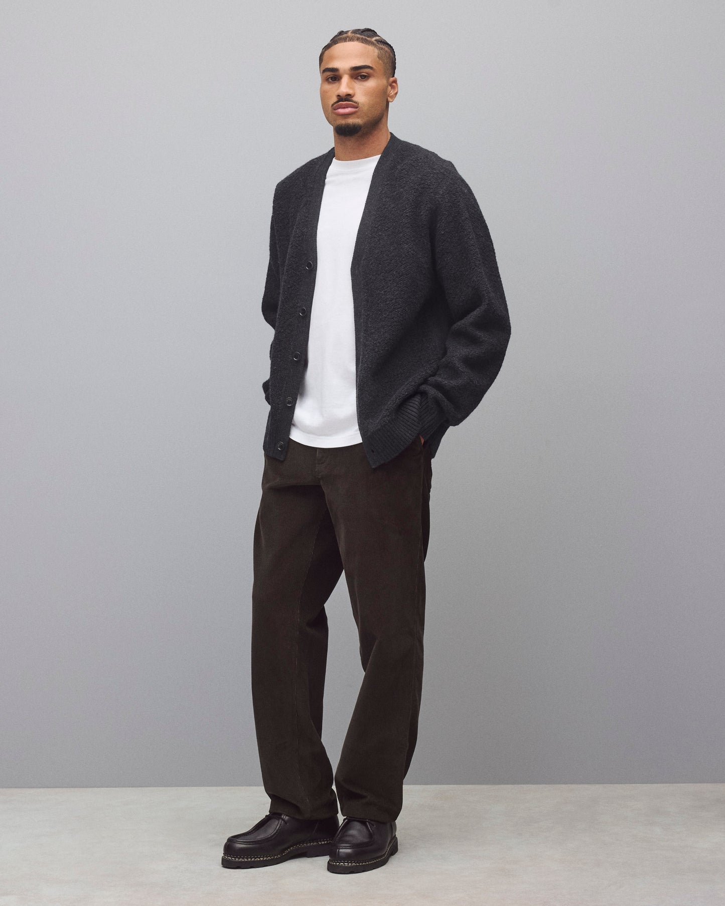 Textured Boucle Turf Cardigan