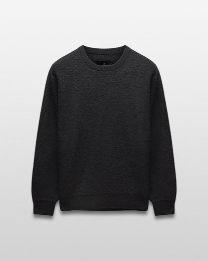 Textured Boucle Turf Crewneck