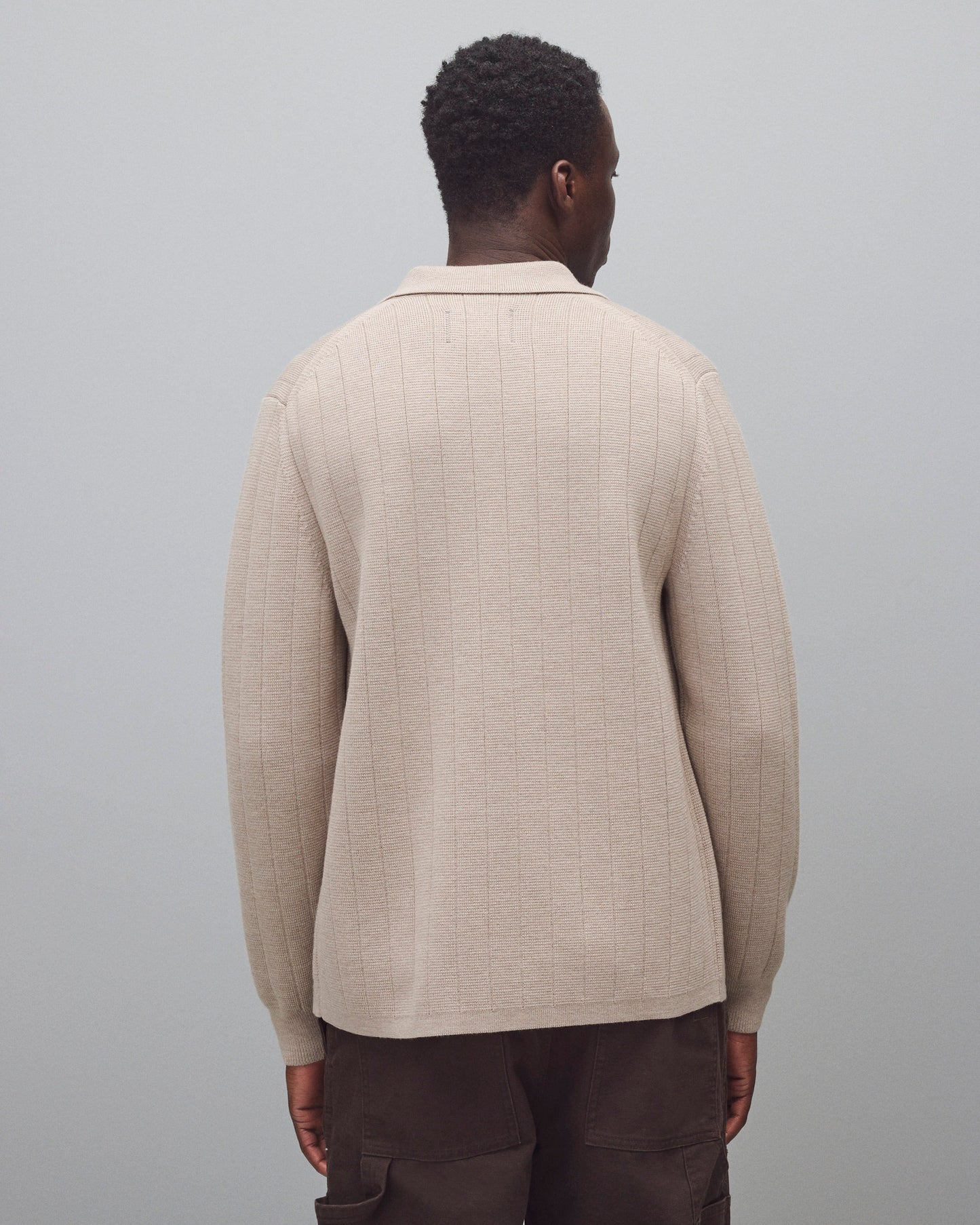 Merino Drop Needle Pier Shirt