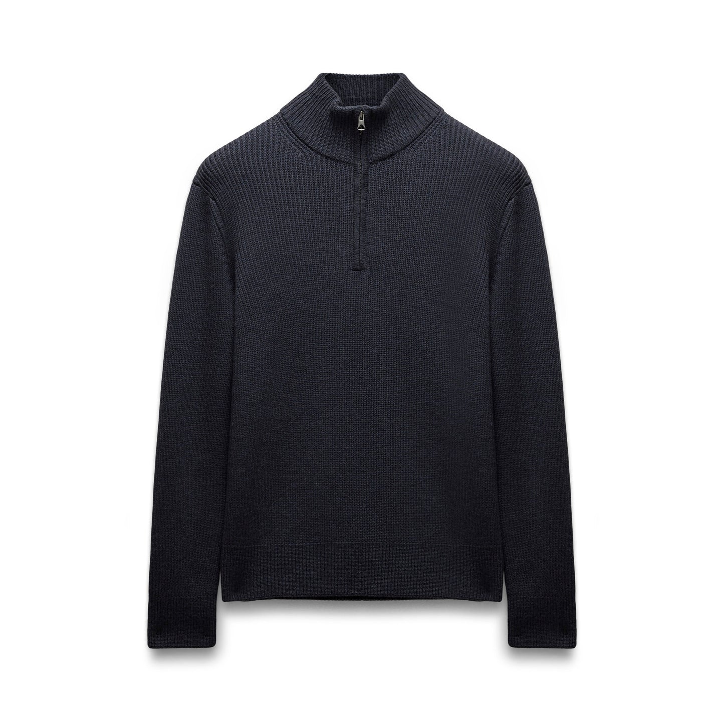 Merino Rib Vinnie Quarter Zip