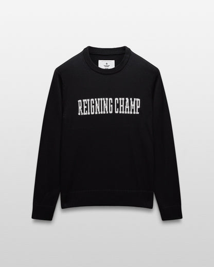 Supima Knit Collegiate Crewneck