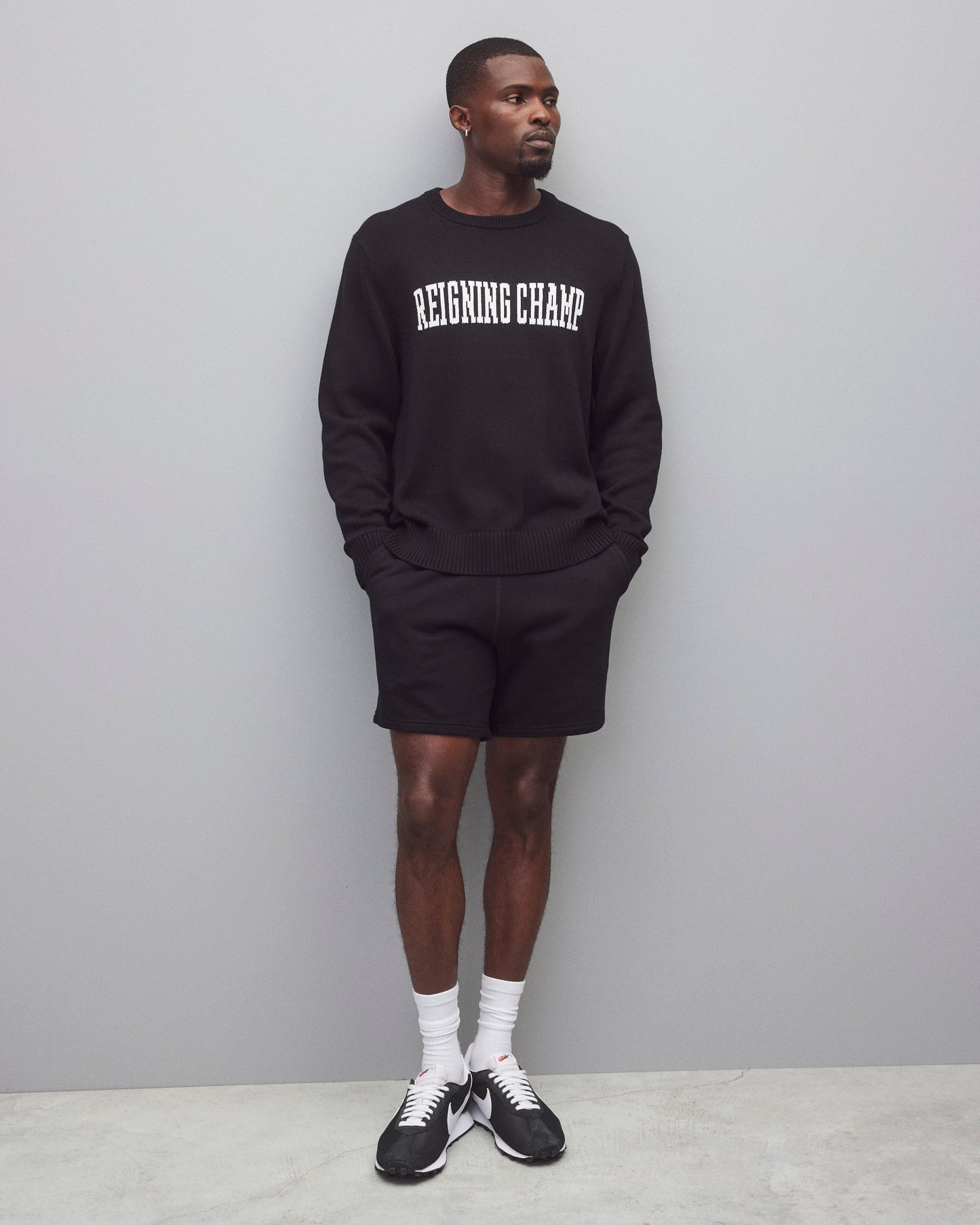 Supima Knit Collegiate Crewneck