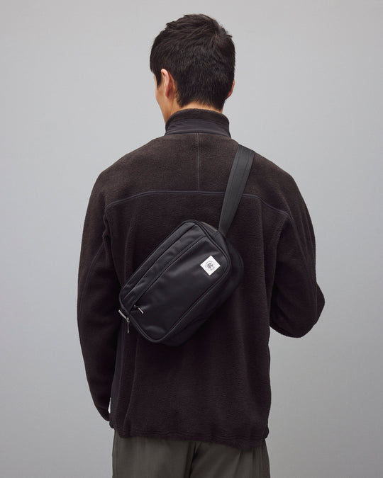 Nylon Twill Road Crossbody Bag