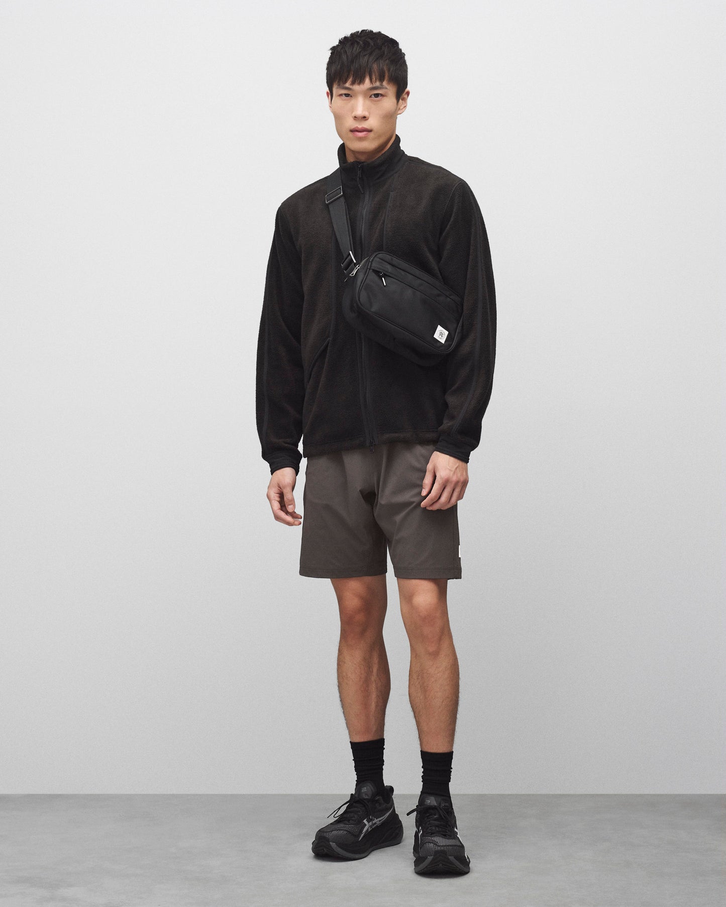 Nylon Twill Road Crossbody Bag