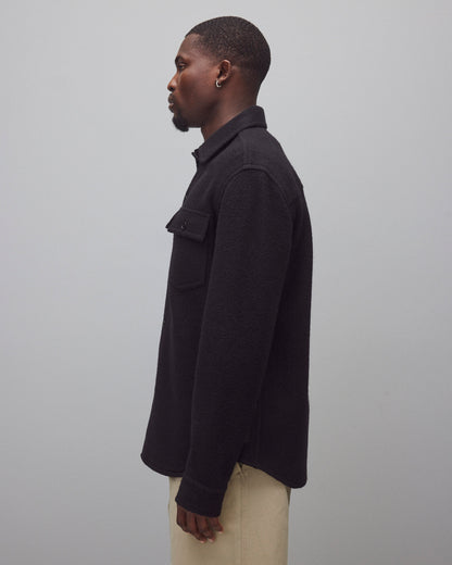Boiled Wool Warden Overshirt
