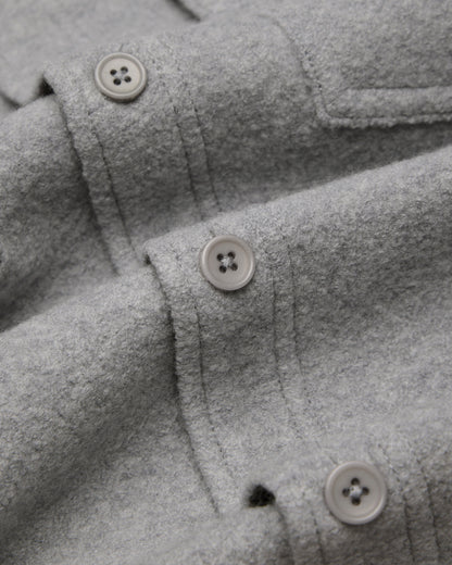 Boiled Wool Warden Overshirt