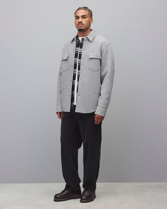 Boiled Wool Warden Overshirt