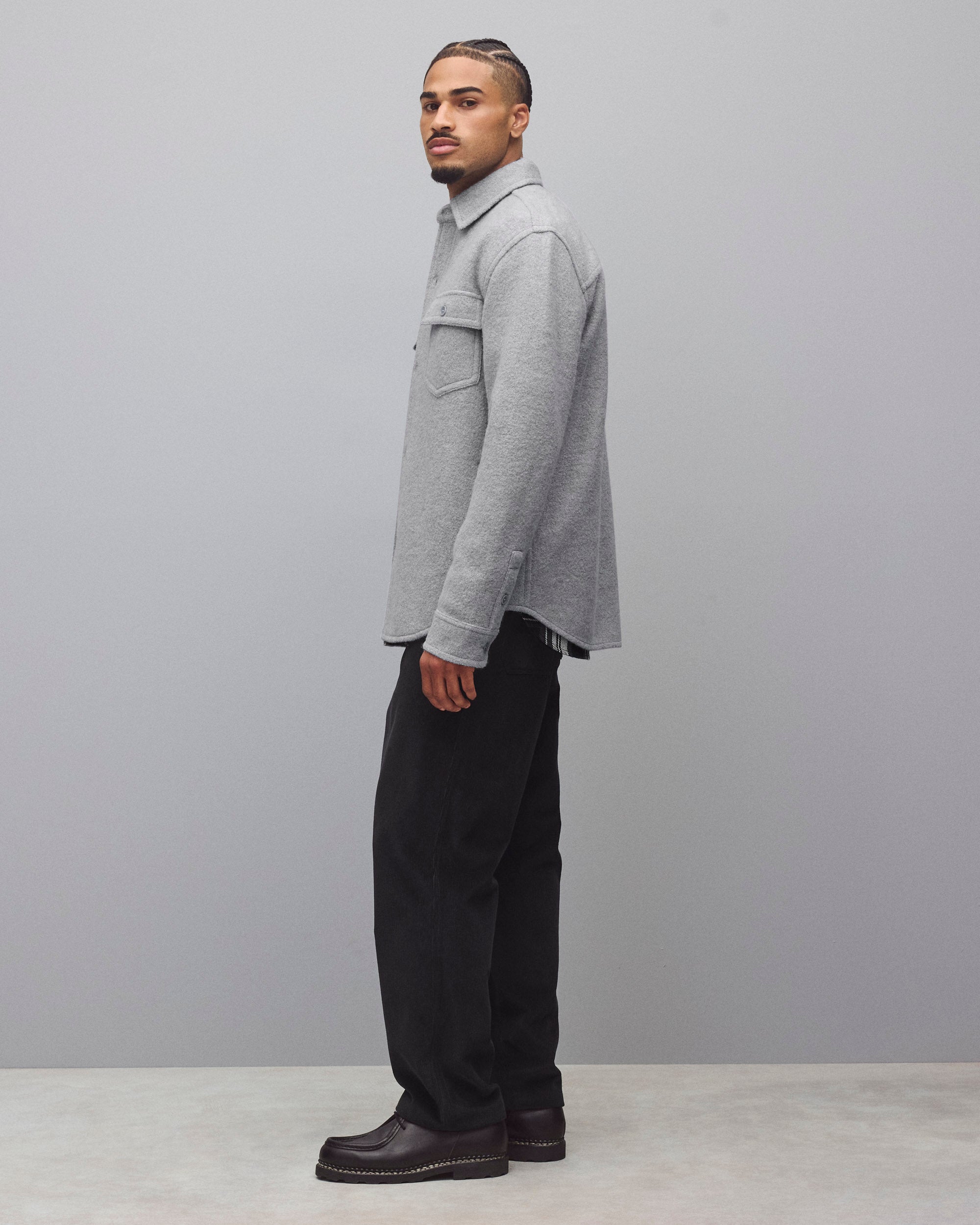 Boiled Wool Warden Overshirt | Reigning Champ