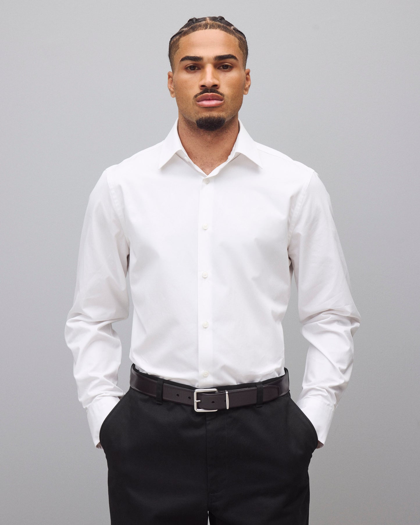 Cotton Poplin Whitney Slim Shirt