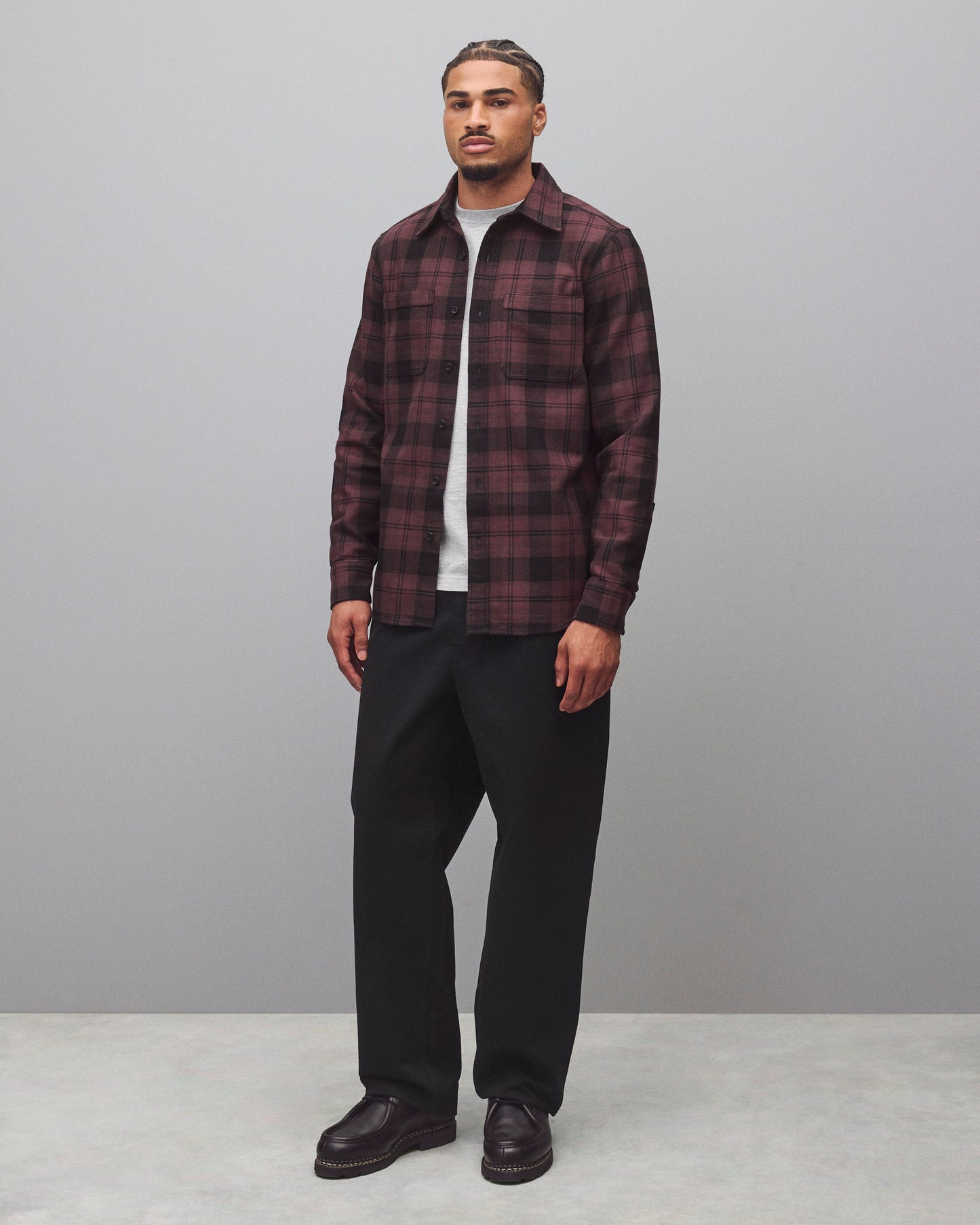 Cotton Plaid Union Standard Shirt