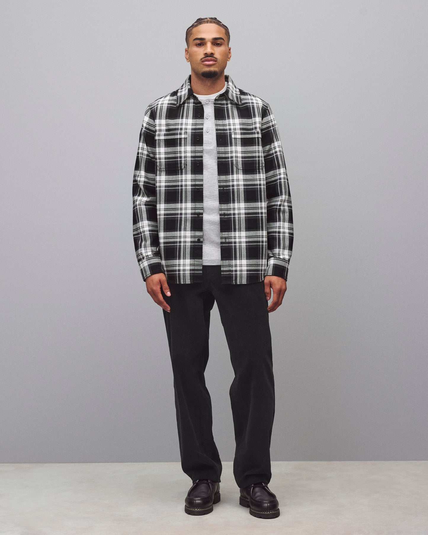 Cotton Plaid Union Standard Shirt