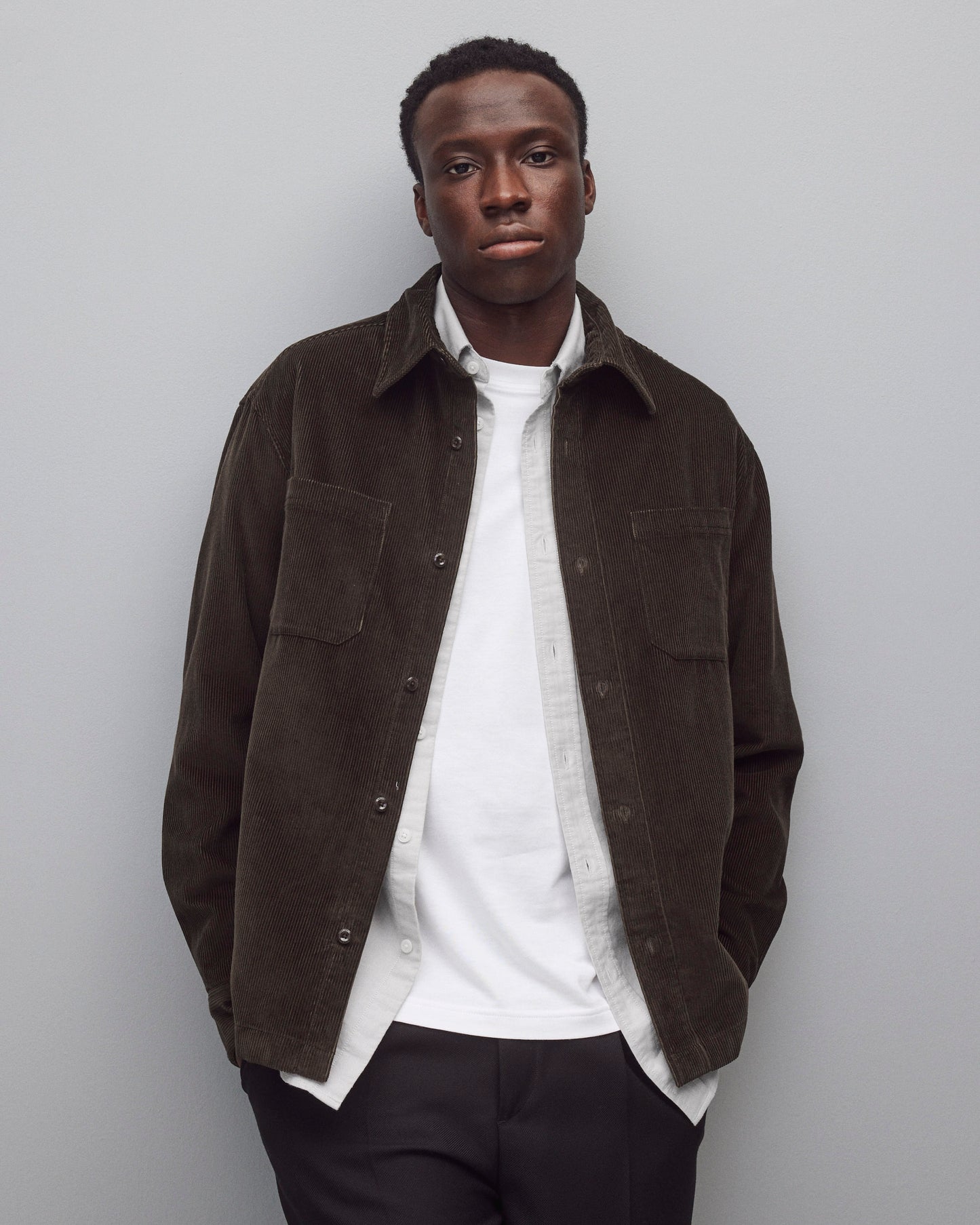Corduroy Campus Standard Overshirt