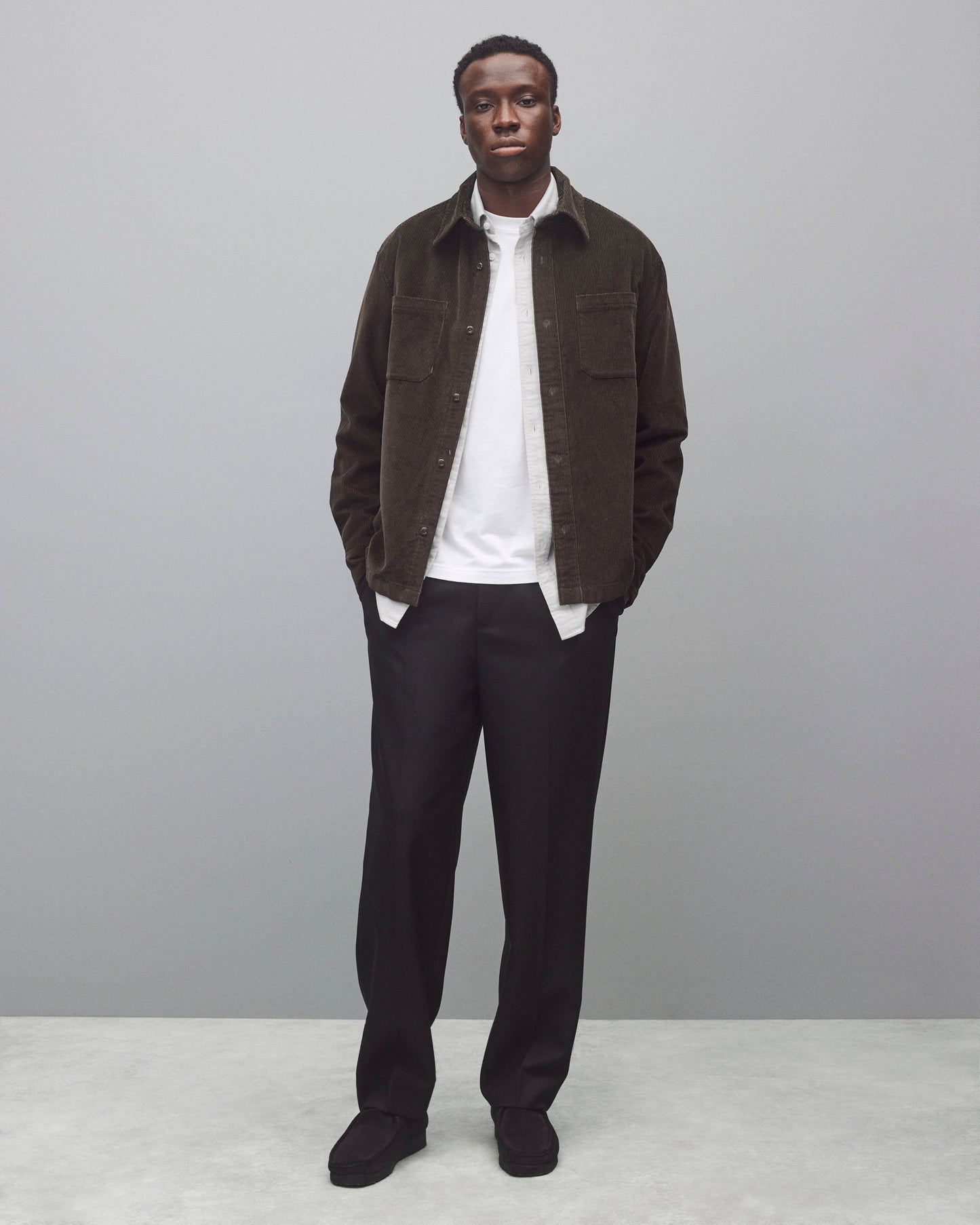 Corduroy Campus Standard Overshirt