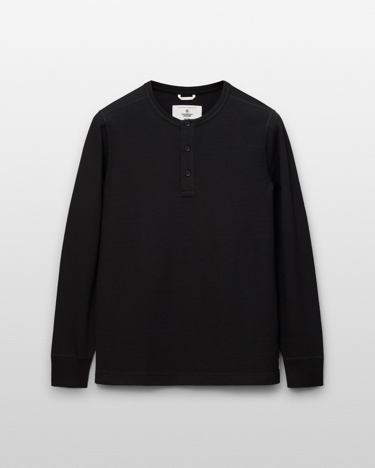 Lightweight Waffle Standard Henley