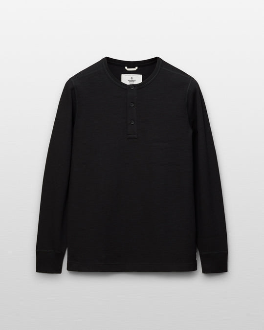 Lightweight Waffle Standard Henley