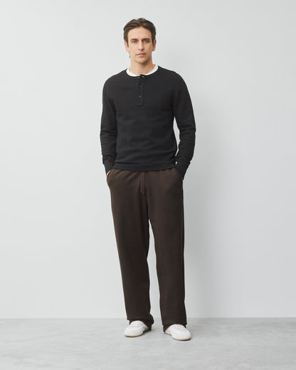 Lightweight Waffle Standard Henley