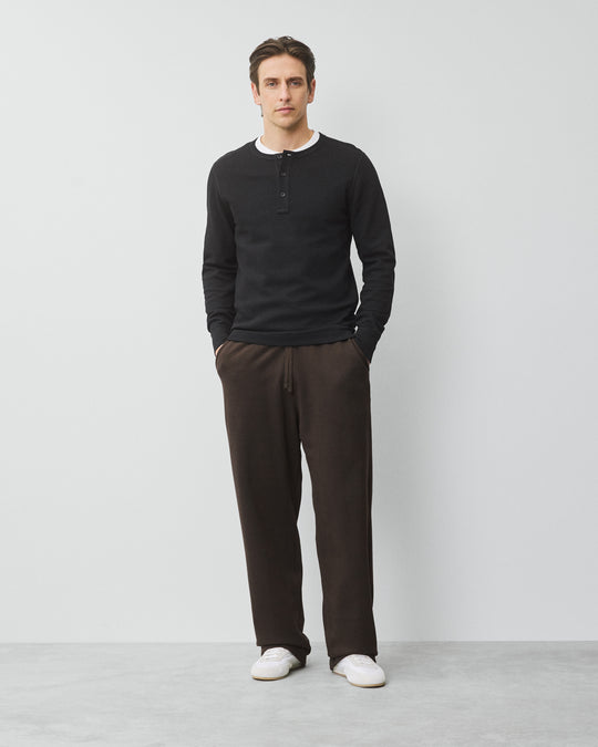 Lightweight Waffle Standard Henley
