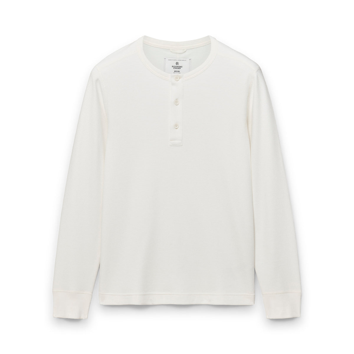 Lightweight Waffle Standard Henley