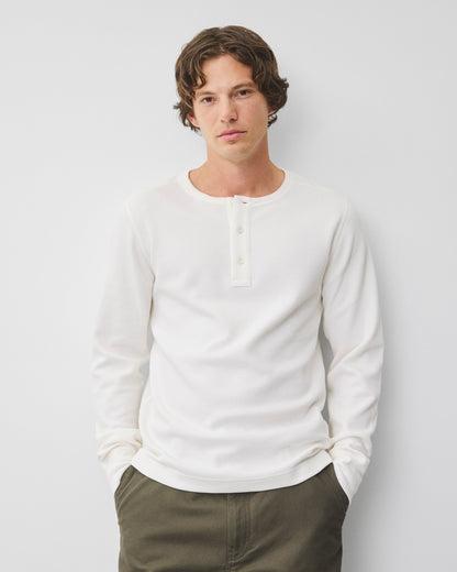 Lightweight Waffle Standard Henley