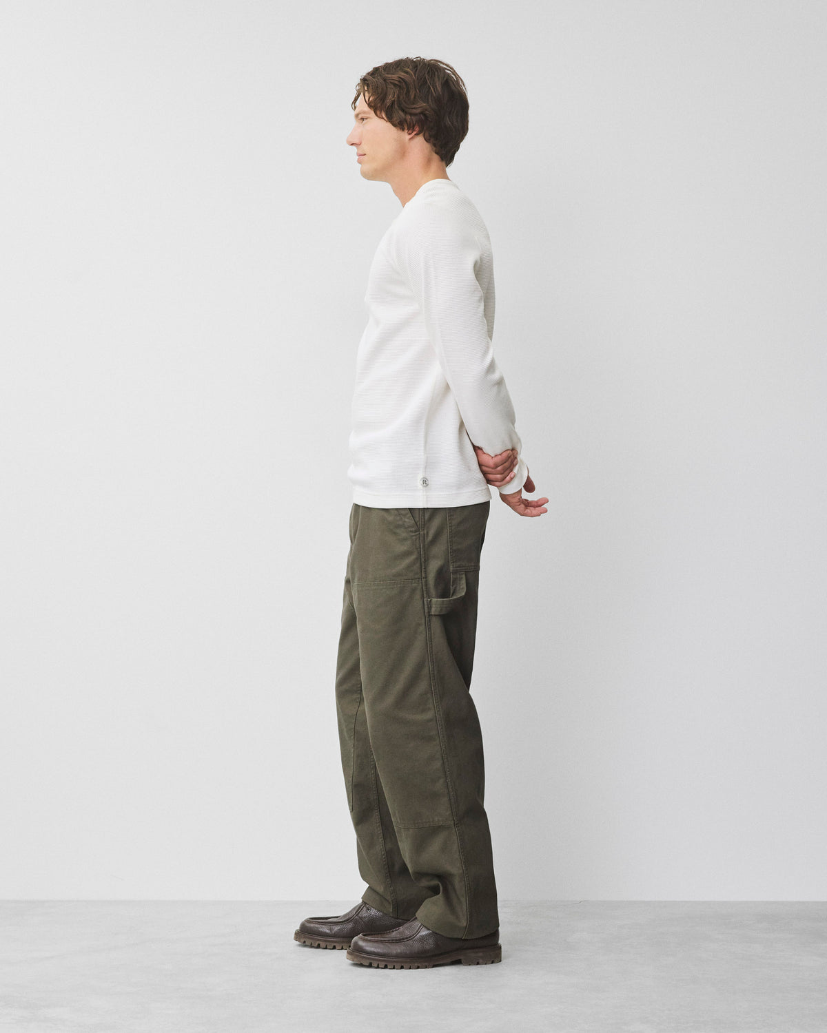 Lightweight Waffle Standard Henley
