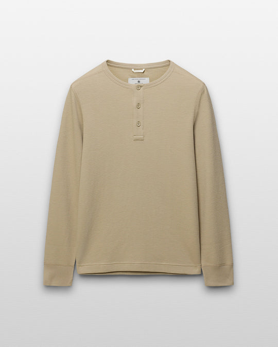 Lightweight Waffle Standard Henley