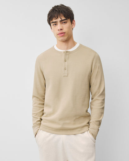 Lightweight Waffle Standard Henley