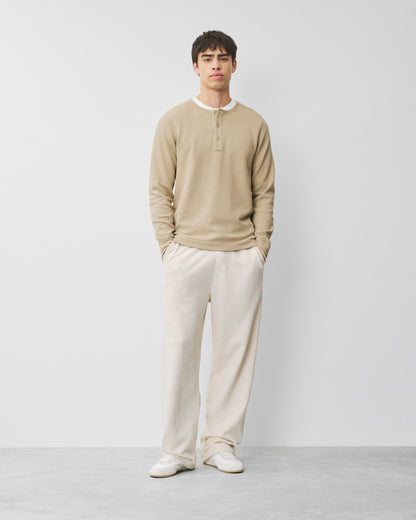 Lightweight Waffle Standard Henley