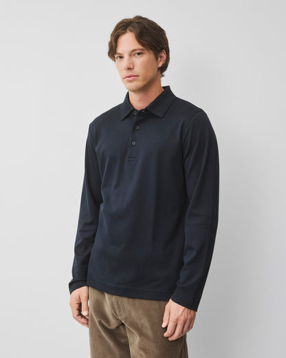 Cotton Interlock Standard Long Sleeve Polo