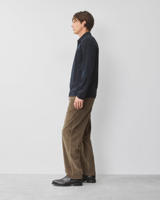 Cotton Interlock Standard Long Sleeve Polo