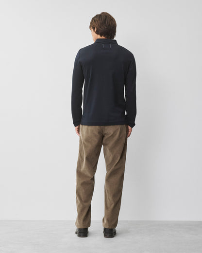 Cotton Interlock Standard Long Sleeve Polo