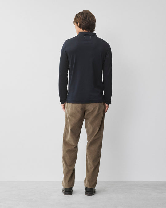 Cotton Interlock Standard Long Sleeve Polo