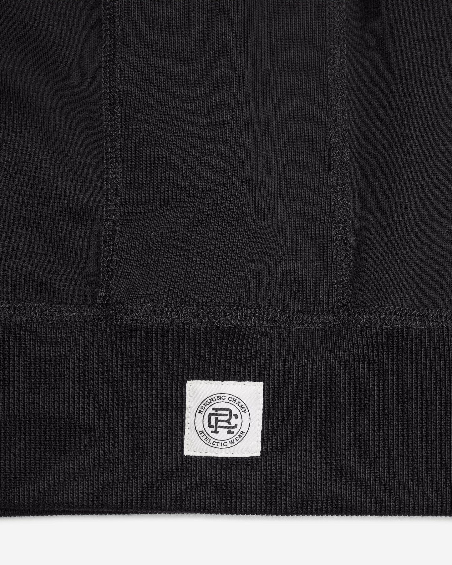 Midweight Terry Standard Button Mockneck
