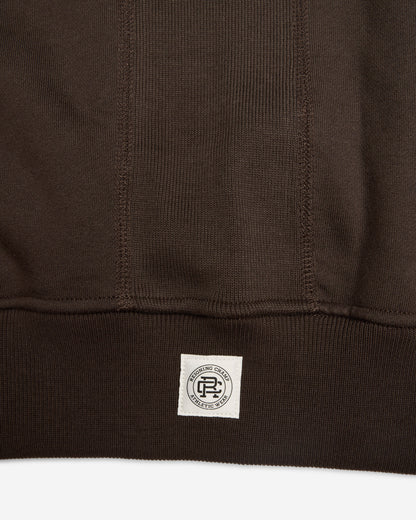 Midweight Terry Standard Button Mockneck
