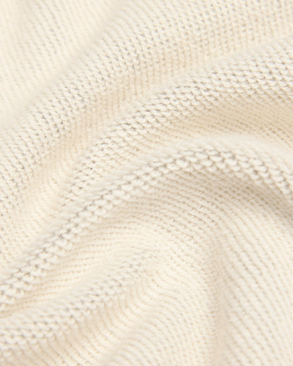 Midweight Terry Standard Button Mockneck