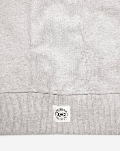 Midweight Terry Standard Button Mockneck