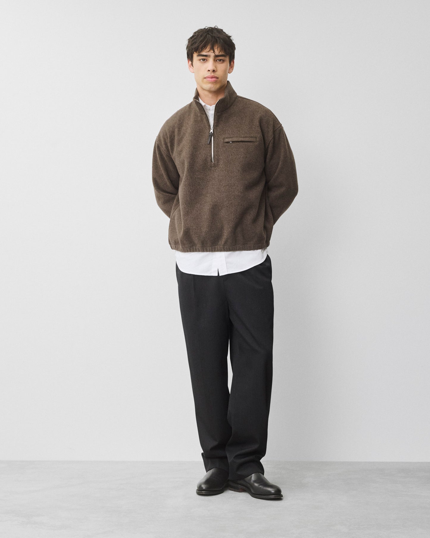 Wool Fleece Ridge Half Zip
