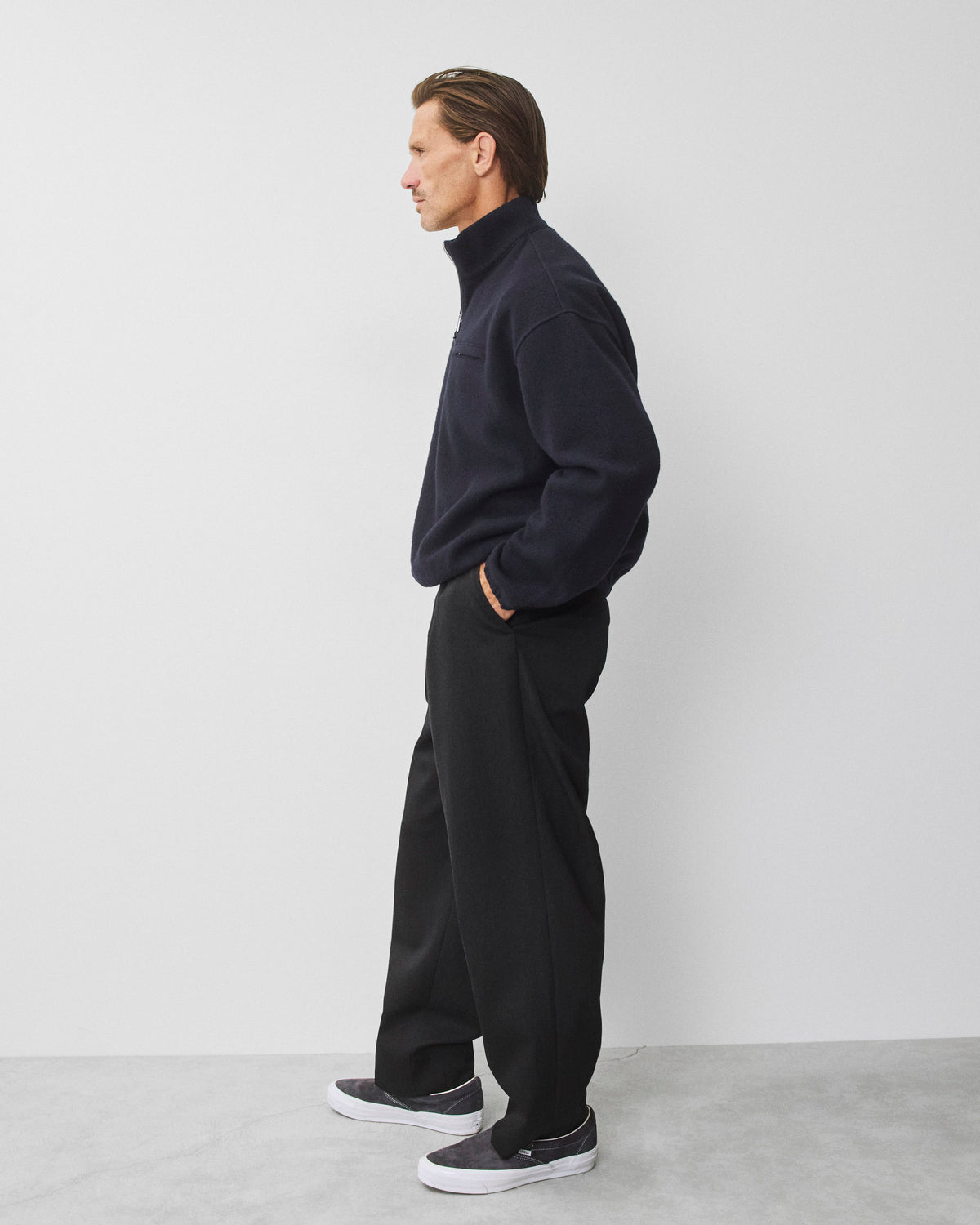 Wool Fleece Ridge Half Zip