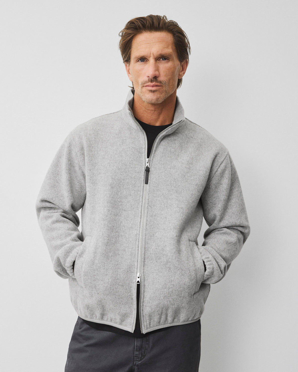 Wool Fleece Ridge Zip Jacket
