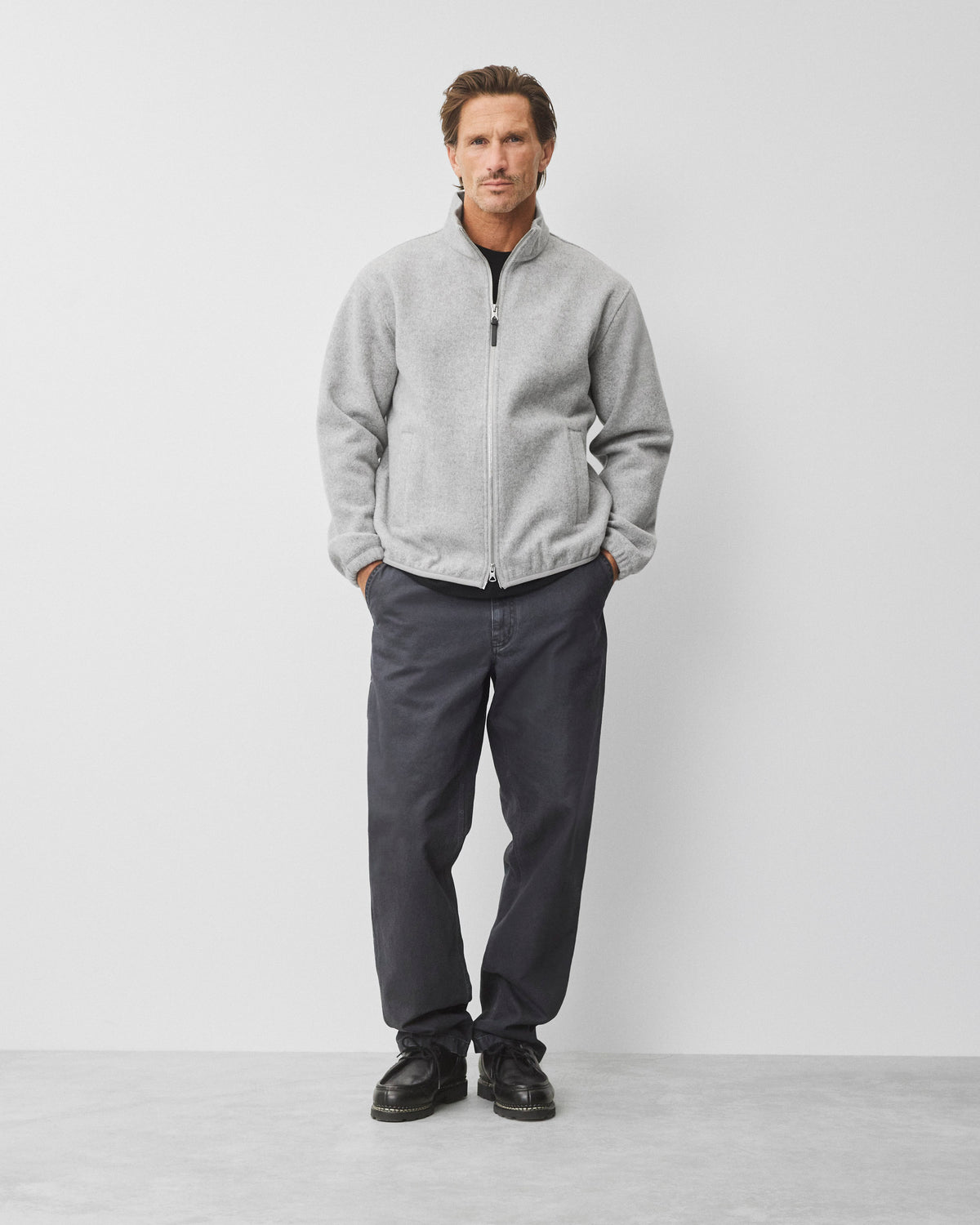 Wool Fleece Ridge Zip Jacket