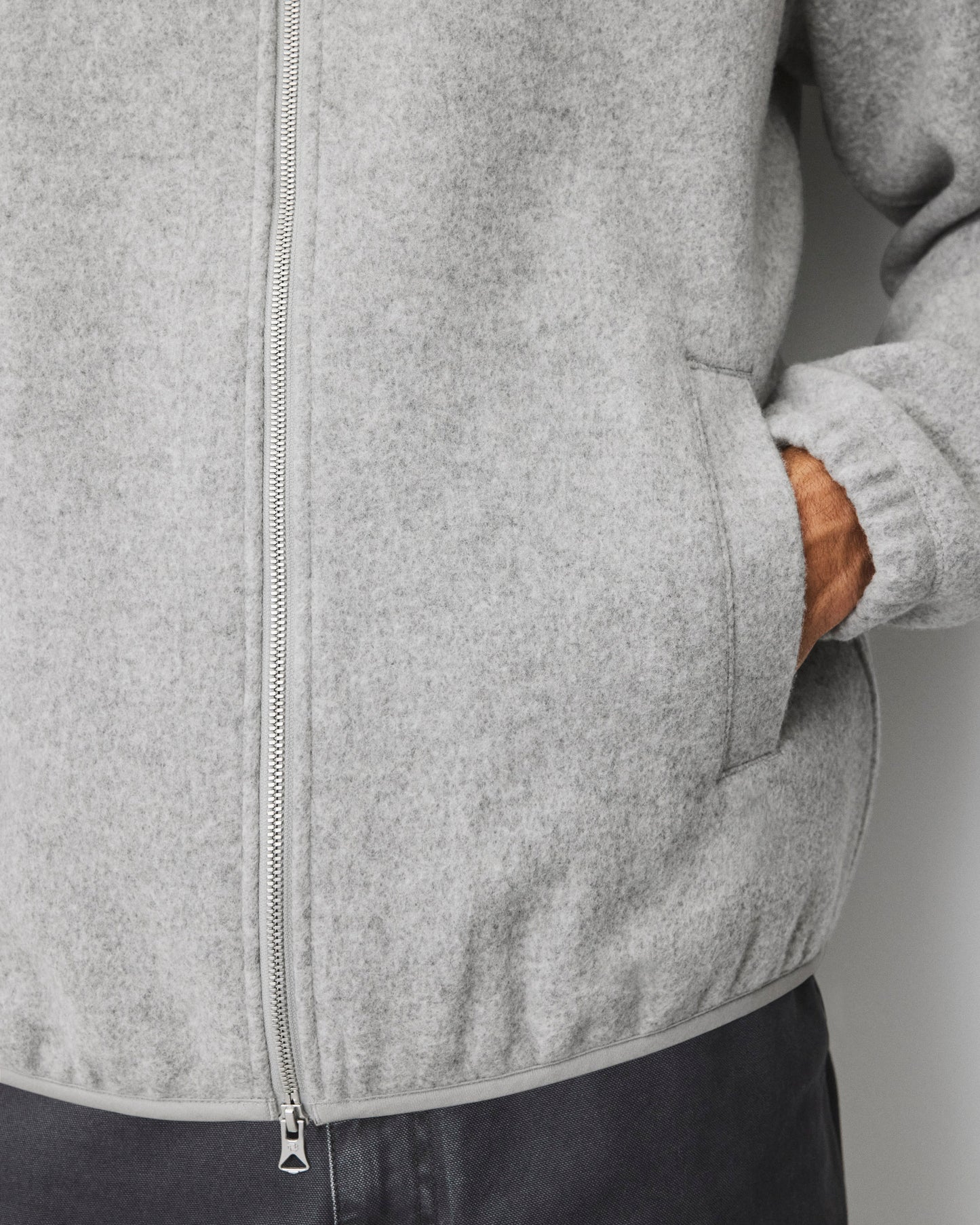 Wool Fleece Ridge Zip Jacket