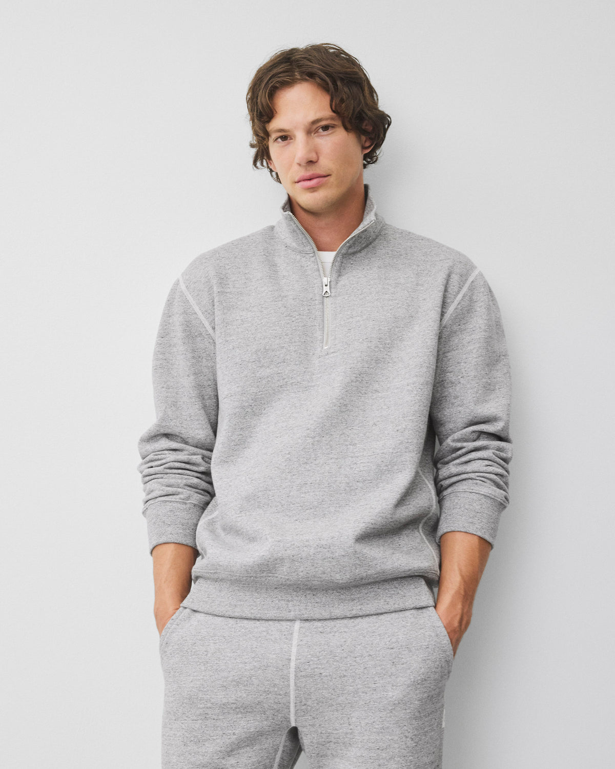 Brushed Fleece Standard Quarter Zip